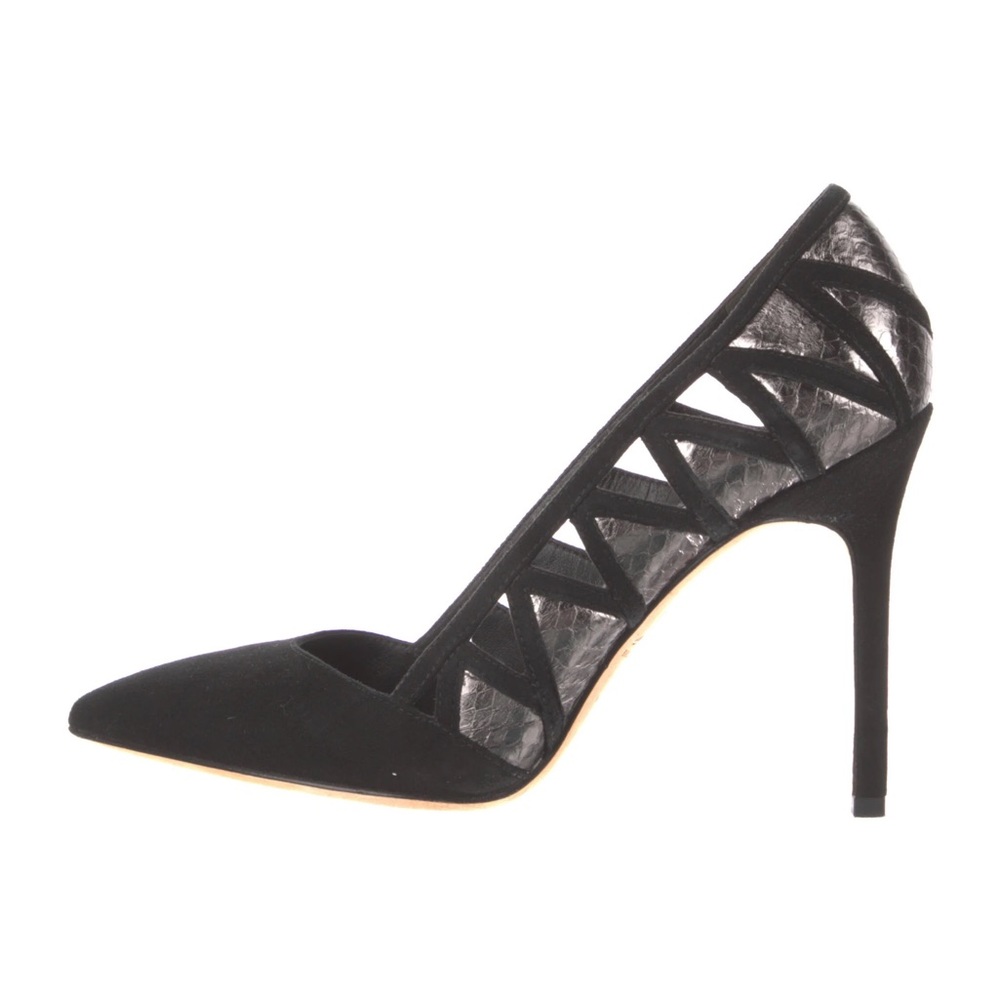 Brian Atwood, Nicolette suede pumps - Picture 2 of 11